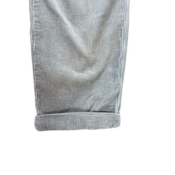 Vintage Ralph Lauren Chaps Corduroy Pants Khaki 33x32 Baggy Skater Cuffed Pleat - Picture 4 of 8